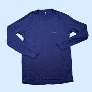 Montbell Merino Wool Navy Blue Baselayer Men's Size X-Large / Skiing / Winter